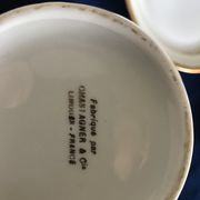 Limoges porcelain coffee service by Chastagner for 8 people