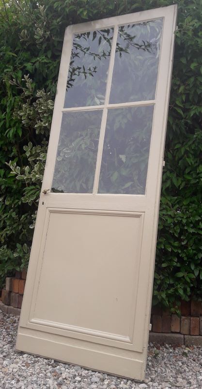 Old glazed communication door, 81x224cm
