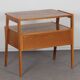 Oak TV cabinet from the Czech Republic, 1960s