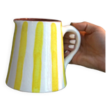 Vase Mina jaune et blanc