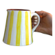Vase Mina jaune et blanc