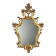 Antique baroque-style mirror in gilded wood, Italy, 20th century