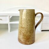 Pitcher sandstone vase signed