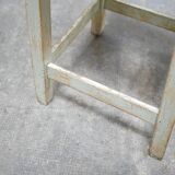 Vintage wooden workshop stool