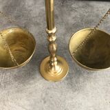 Decorative brass equal arms scale -25.5 cm