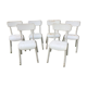 Ensemble de 6 chaises bistrot jardin en métal