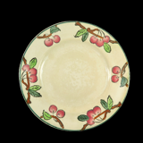 Rare plate decorated with cerises manufacture de Longwy