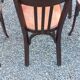 Set de 5 chaises de bistrot anciennes
