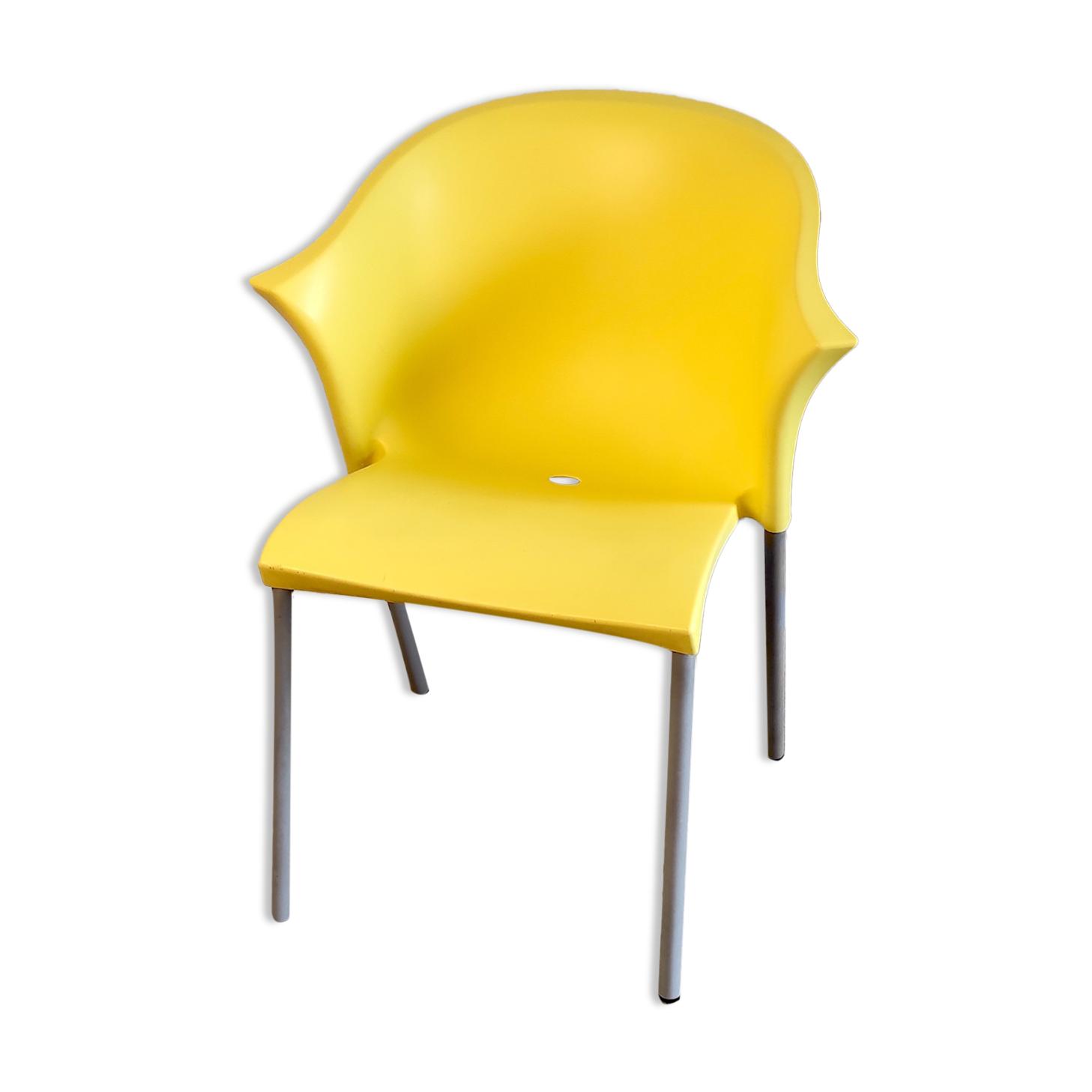 Yellow chair "blablabla" by Marc Maran for Parri A.&CO, end XXth