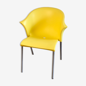 Yellow chair "blablabla" by Marc Maran for Parri A.&CO, end XXth