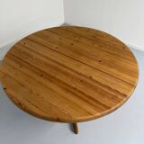 Antique solid pine table, Scandinavian design Rainer Daumiller, 70s