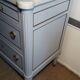Commode ancienne style Louis XVI peinte dessus marbre