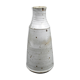 Vase en grès à décor moucheté brun sur fond gris - Forme de bouteille - Vers 1970 - Signé