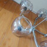Pendant lamp, the vintage ustre 70's delmas