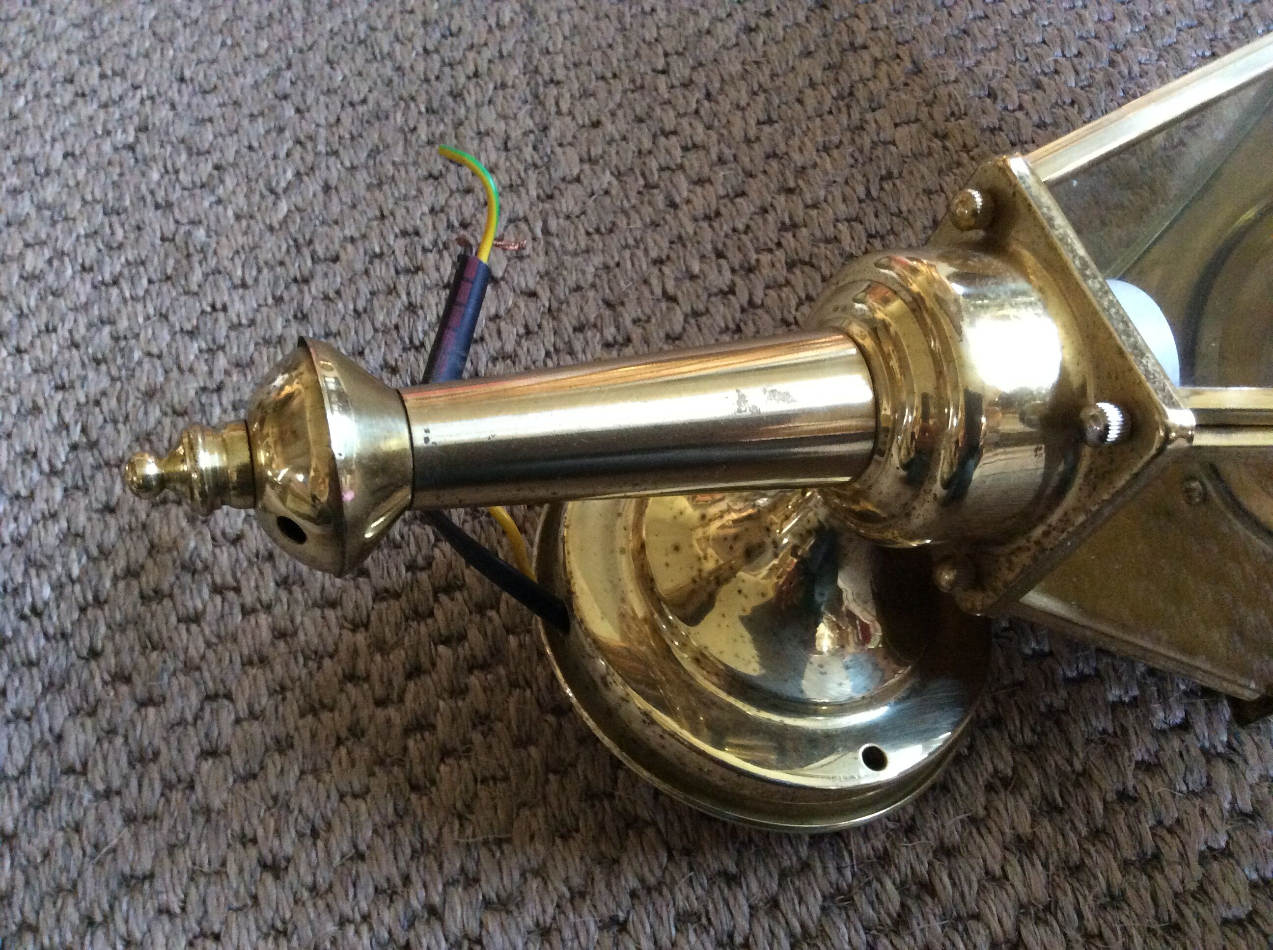 Pair of lantern sconces