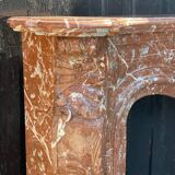 Louis XV style fireplace in Rance marble