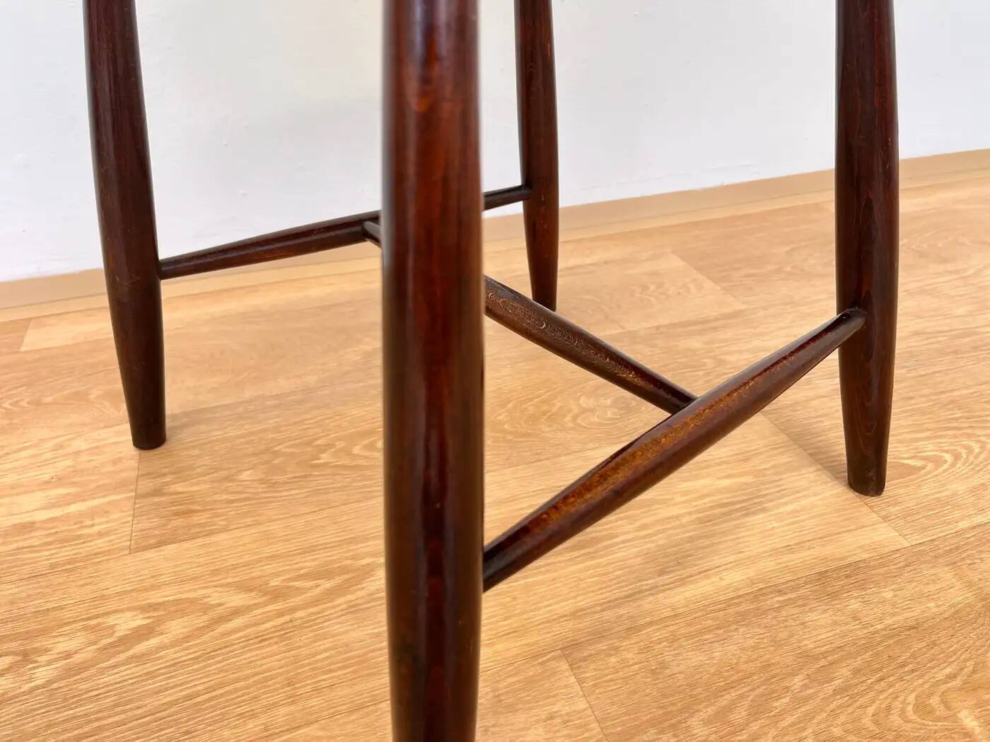 Set of four mid-century design wooden dining chairs by TON - 1960s