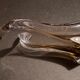 Smoked glass catchall from the seventies.