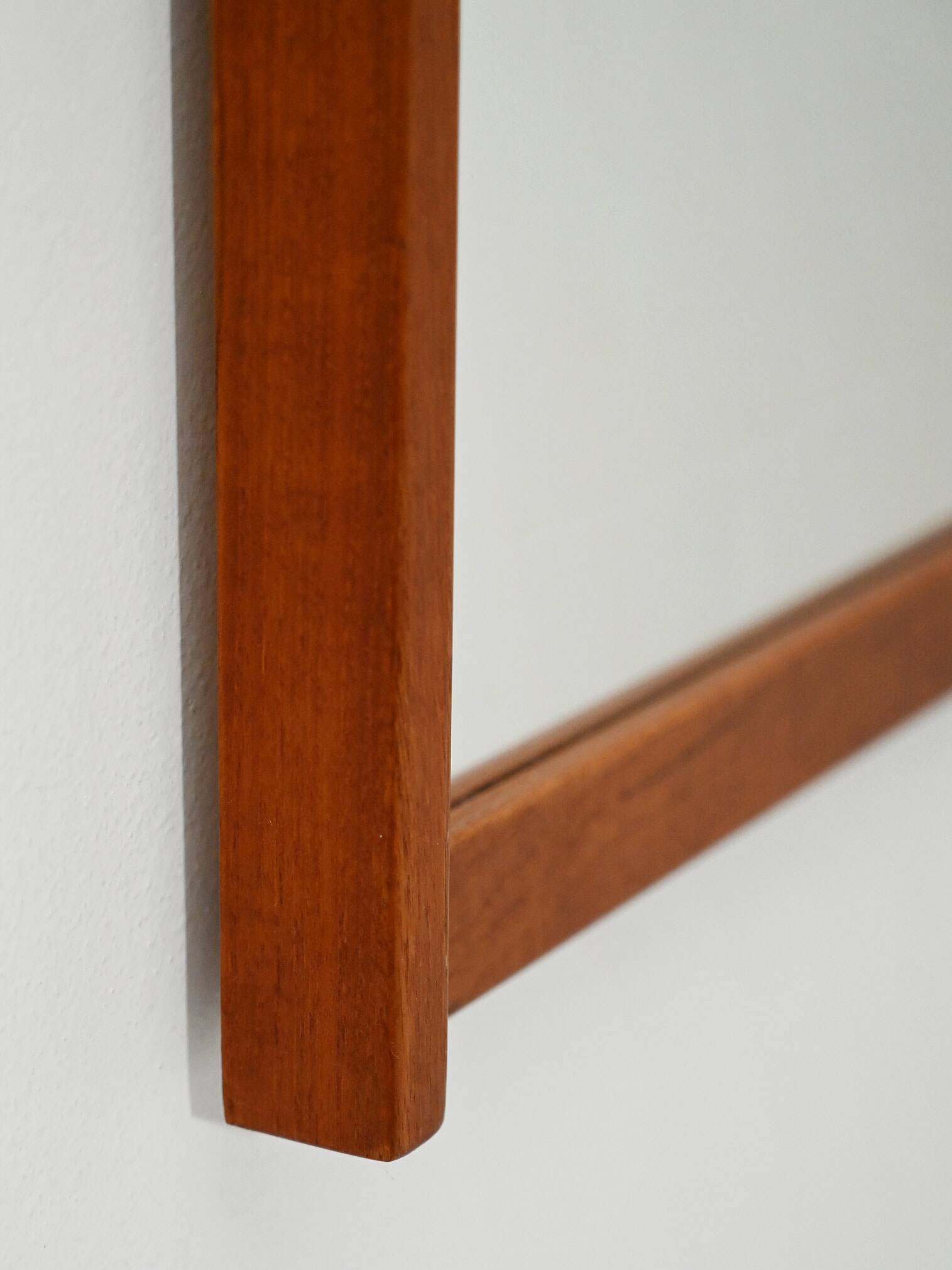 1960s Scandinavian teak mirror