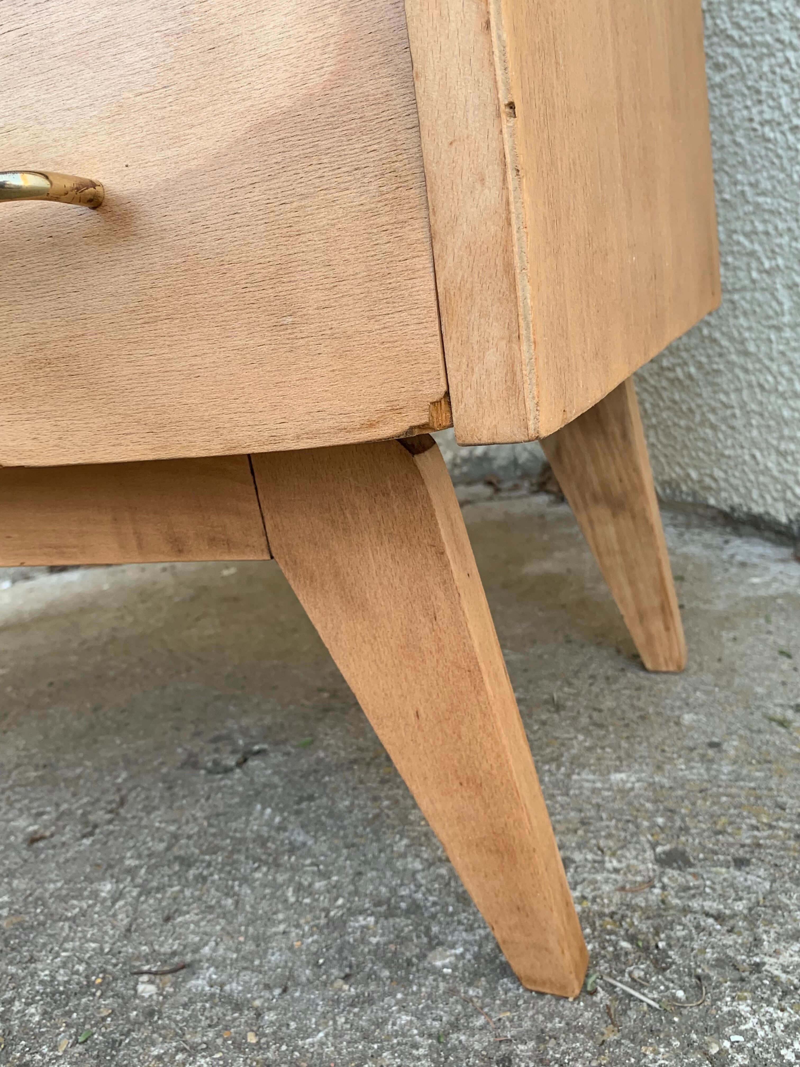 Secretary dresser vintage compass feet 1950