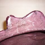 Masque africain violet et or