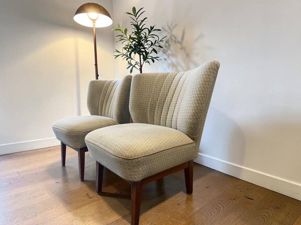 Ensemble de 2 fauteuils/canapés/sièges individuels vintage