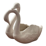 Cache pot cygnes vintage
