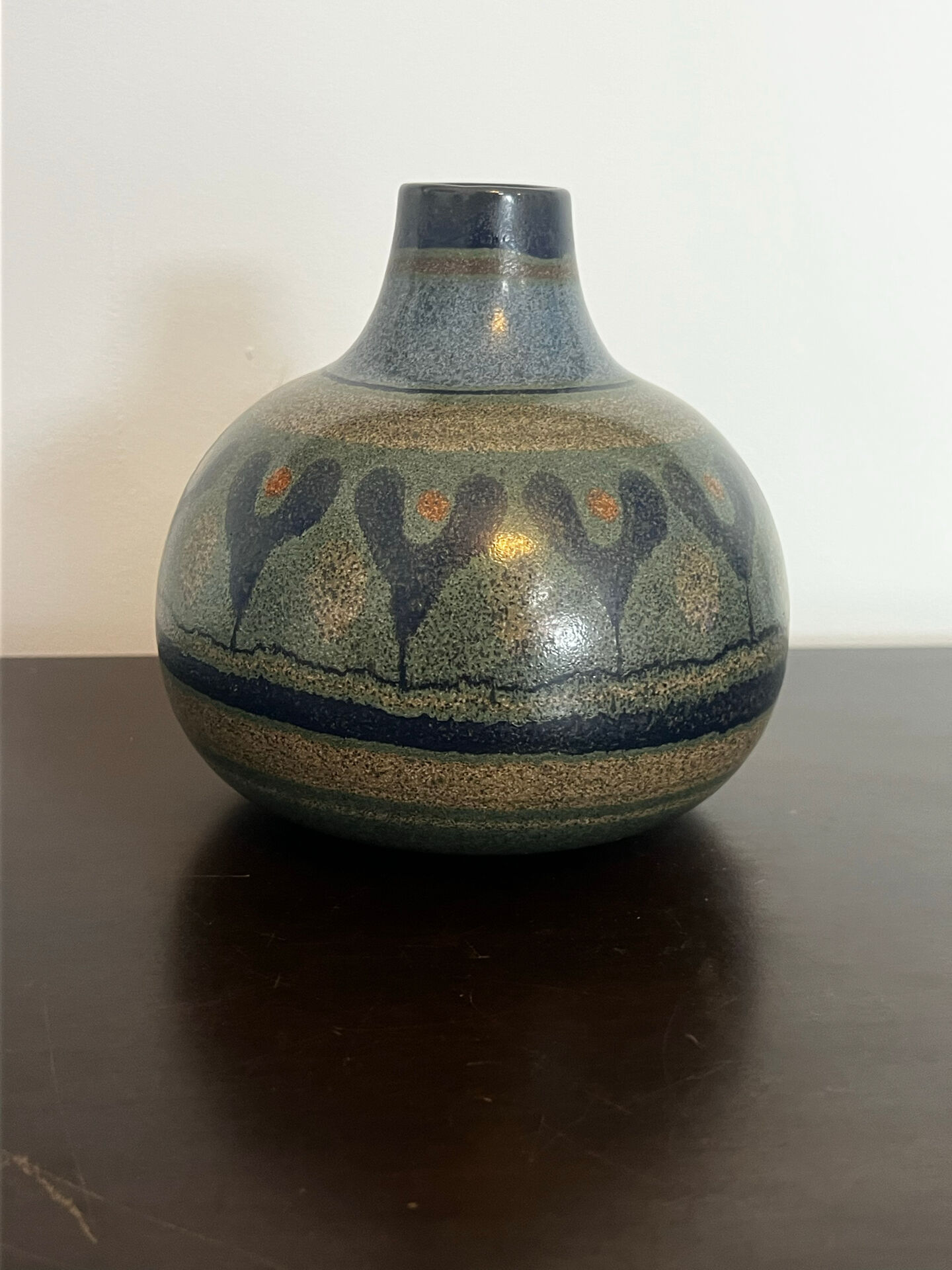 Vase céramique West-Germany 1960 maison KMK Mora