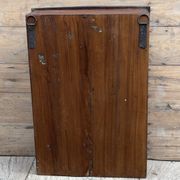 Art Deco wall display cabinet in Burmese teak