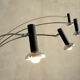 Arc floor lamp with 6 branches 1970