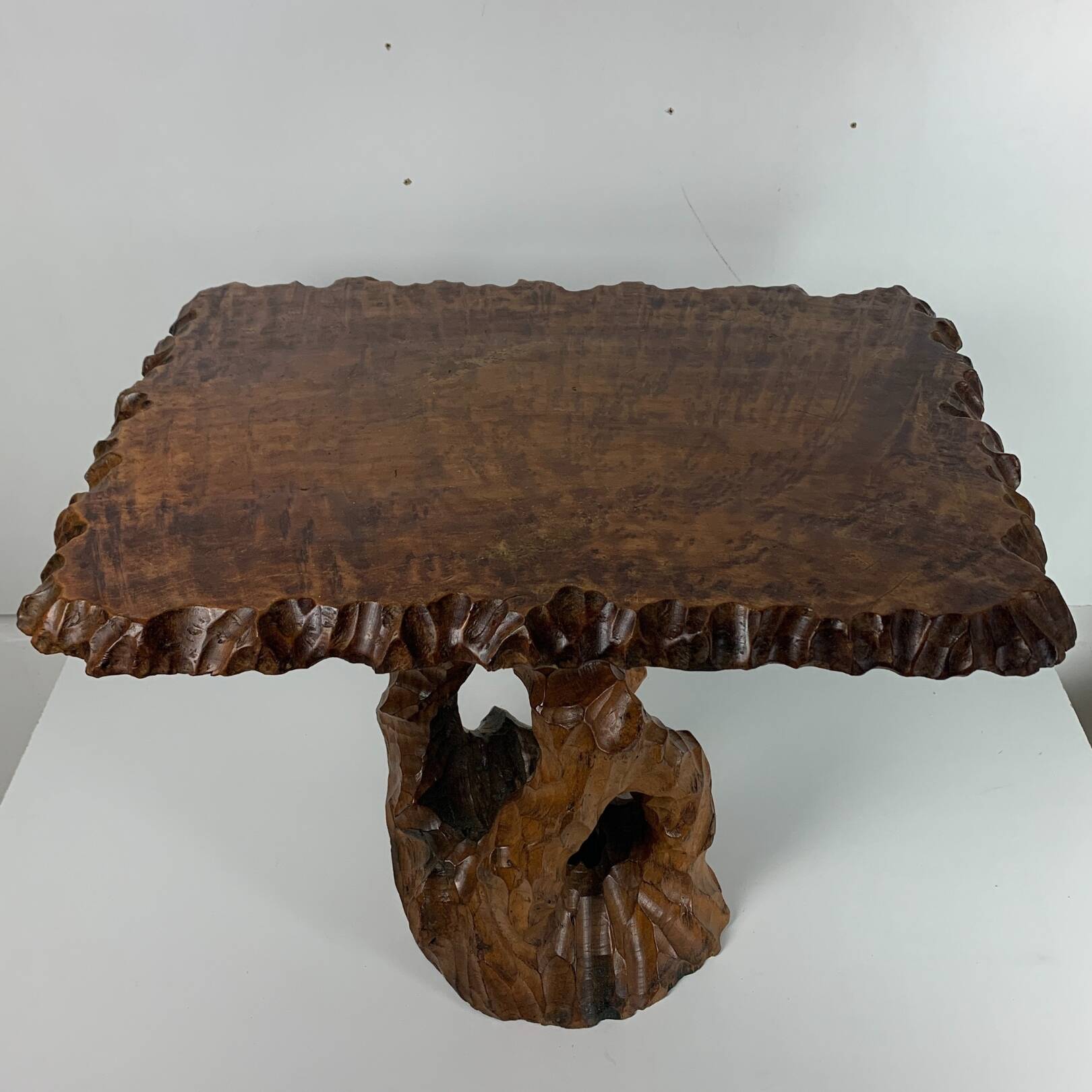 Biomorphic brutalist organic side table, Dutch 1960s