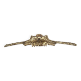 old bronze pediment