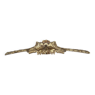 old bronze pediment