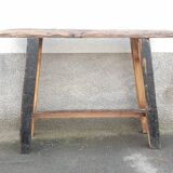 Old wooden console