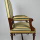 Neo-Renaissance walnut armchair with lion heads, circa 1880