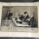 Ancient lithograph by honoré daumier h.d.  "the people of justice" n°84/500