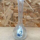 Antique Vase Soliflore Glassware Art Soisy sur Ecole Blown Glass France Vintage
