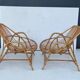 Pair of rattan drivers from the 50s