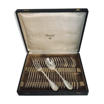 12 cutlery in entremets christofle vendôme
