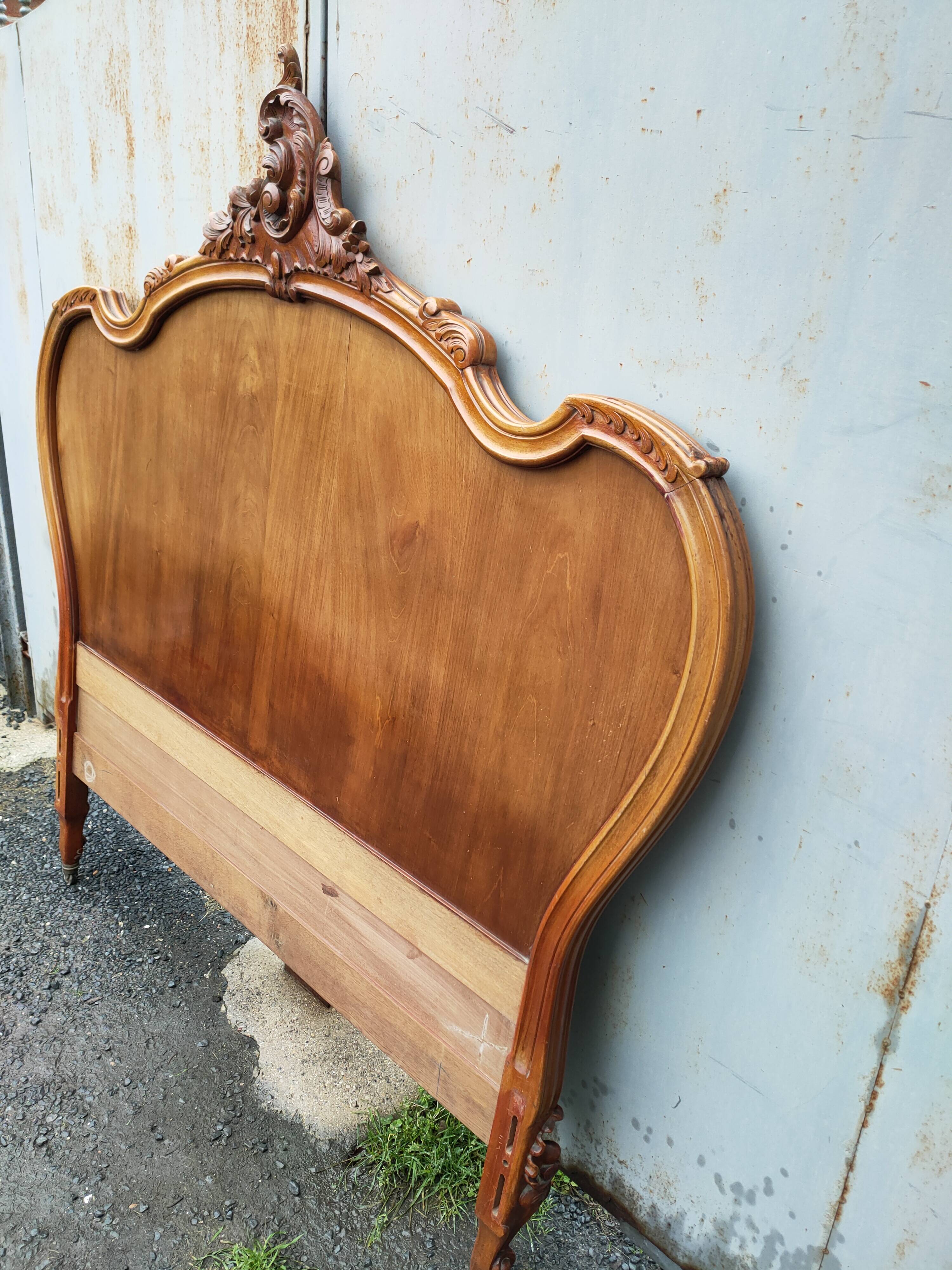 antique Louis XV style headboard