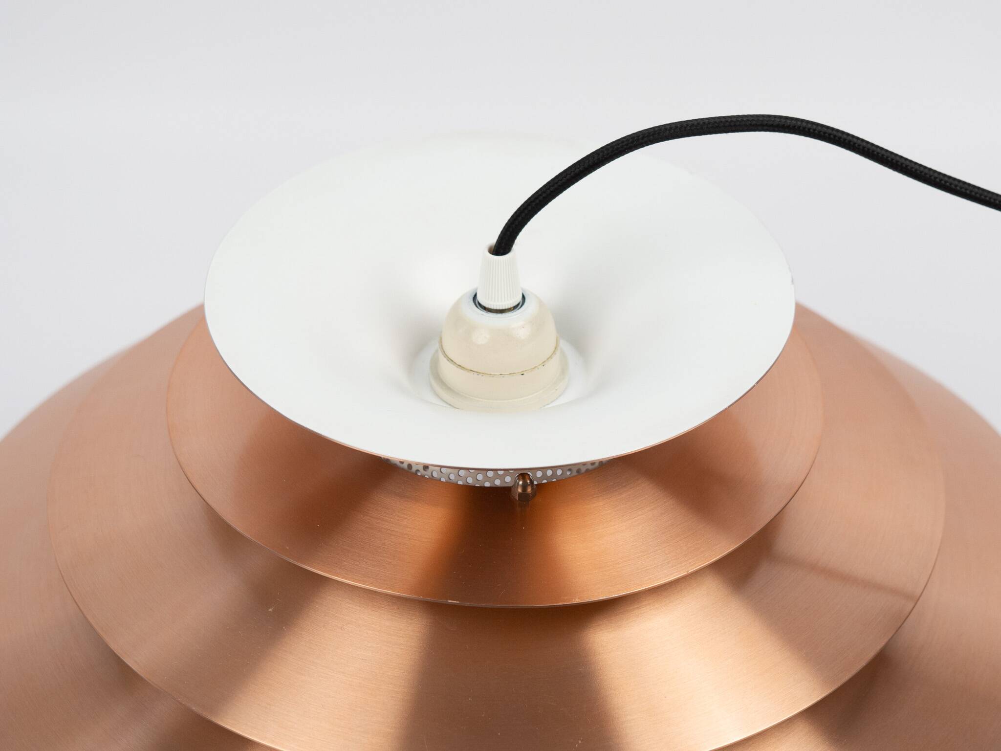 Danish vintage pendant lamp Verona by Kurt Wiborg, Jeka, 1980s