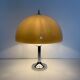 Mid-century mushroom table lamp with chrome base, 1970s