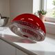Vintage red space age chandelier / suspension
