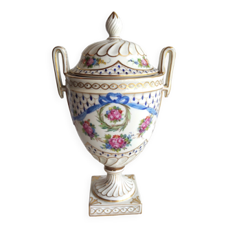 Covered Sèvres porcelain vase