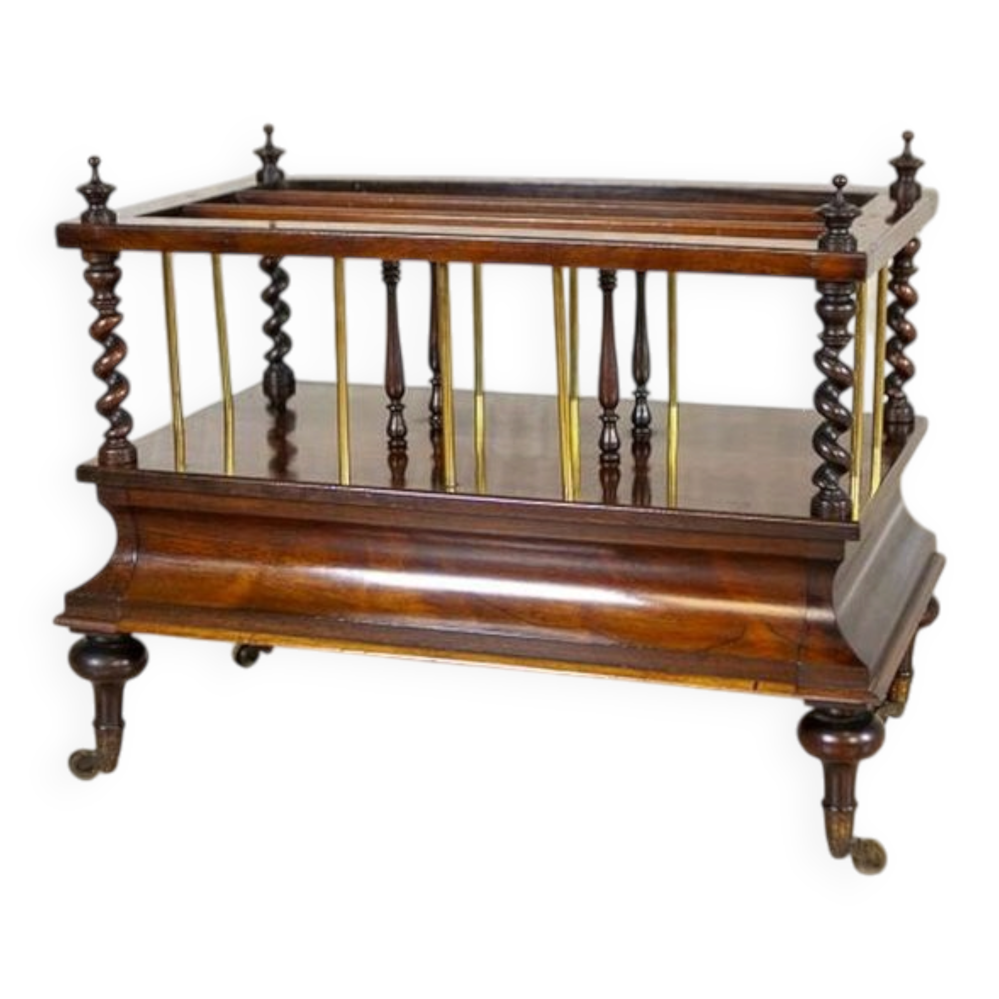 Wooden Magazine Rack, Early 20th Century