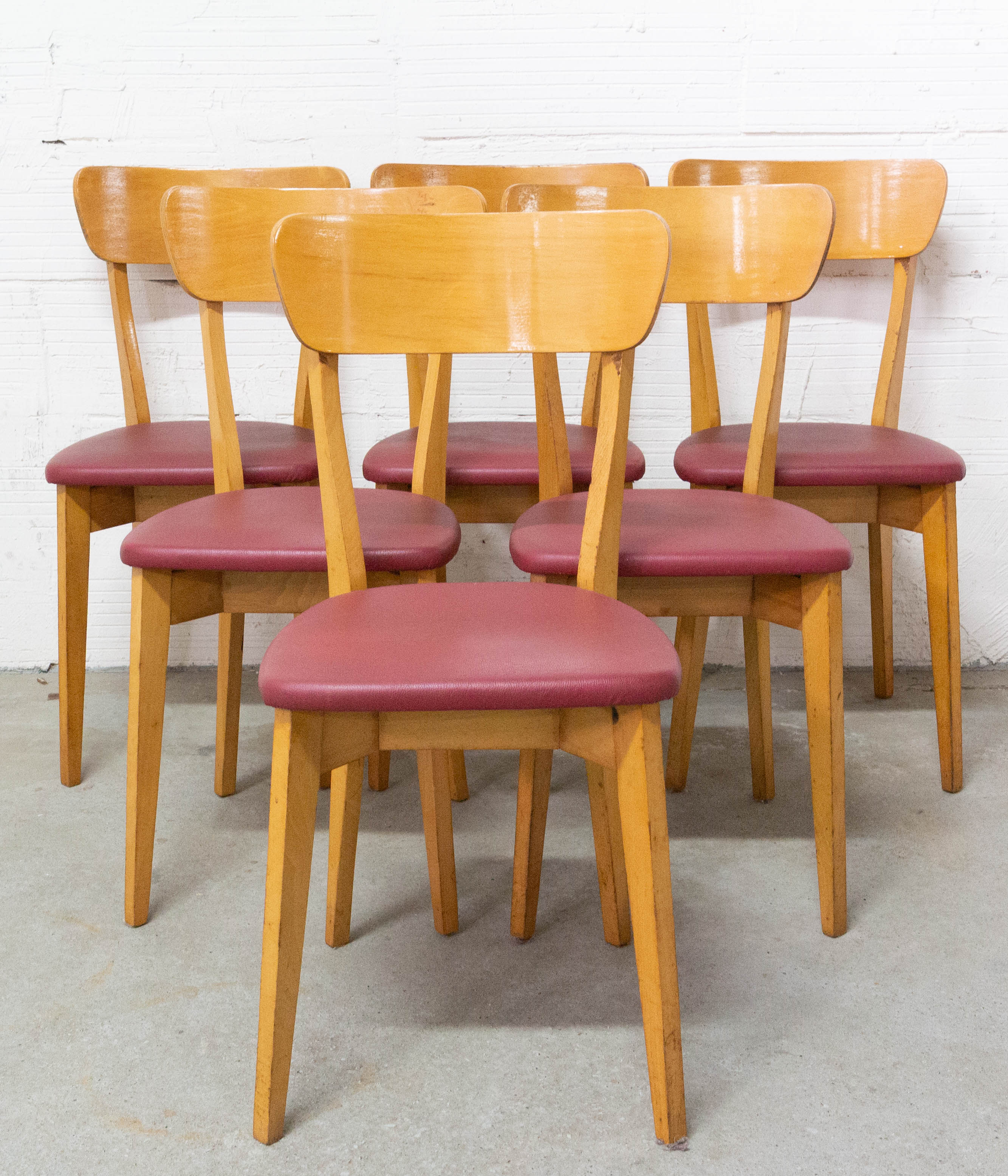 6 chairs 1950