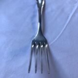 Paire de couvert de service en métal argenté 84g