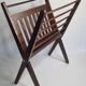 Folding teak magazine holder by Cees Braakman