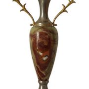 Amphore en onyx et etain vintage