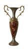 Amphore en onyx et etain vintage